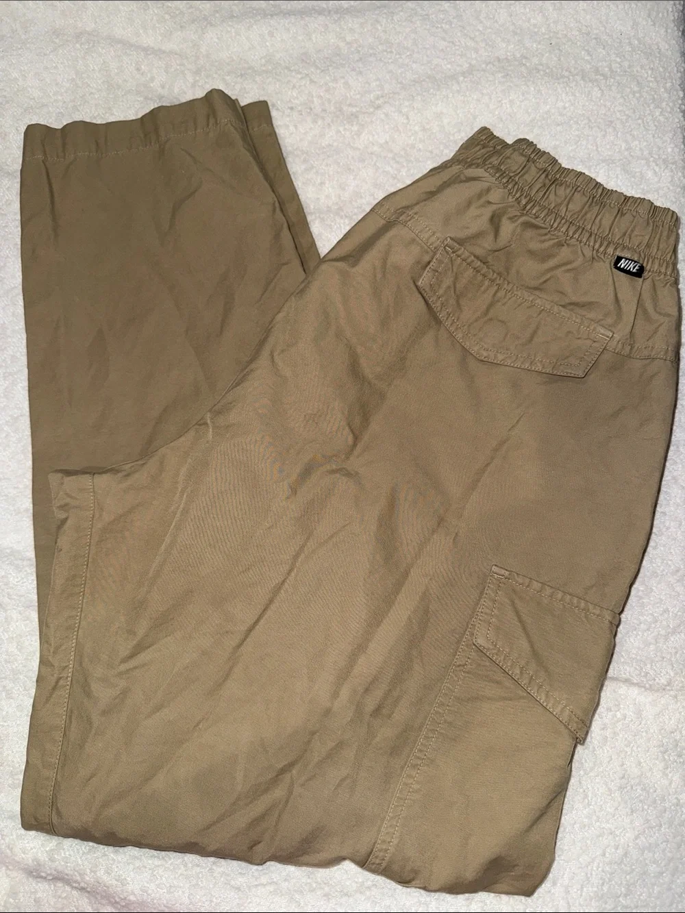 Nike Men’s /Tan Cargo Pants with Drawcord Waist